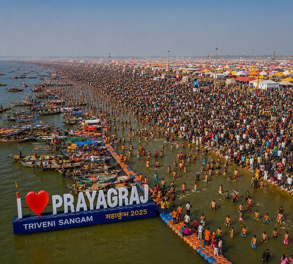 Kumbh Mela at Triveni Sangam