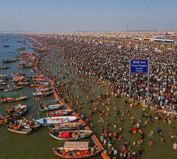 Triveni Sangam festival at Prayagraj